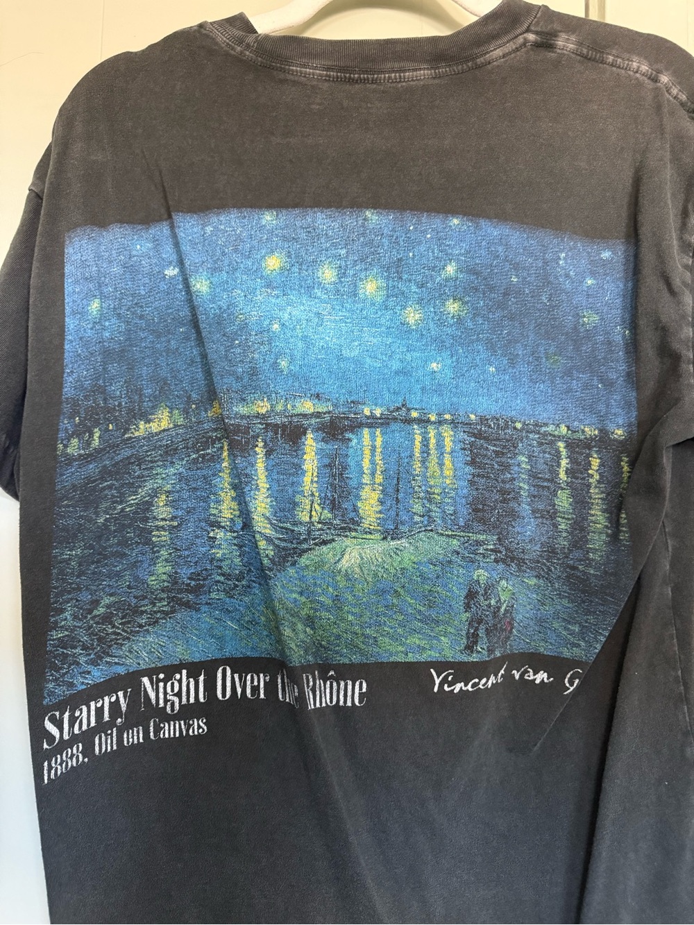 Abercrombie & Fitch Men’s Gray Van Gogh Graphic Tee - Picture 14 of 15